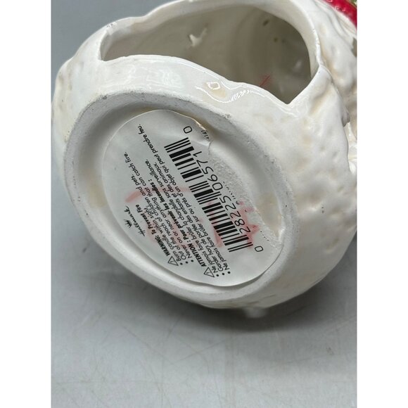 Hallmark Ceramic Snowman Tealight Holder with Green Hat & Red Scarf READ - Picture 8 of 8